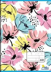 Sešit 440 A4 40ls čistý květiny 