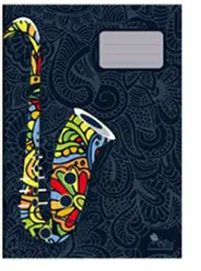 Notes sešit notový 428, A4, 20 listů saxofon