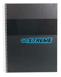 GOXTREME Kroužkový zápisník A4 - linkovaný Modrý 