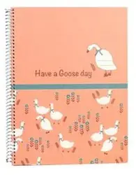 goose Kroužkový zápisník A4 - linkovaný 
