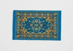 Koberec pro panenku modrá