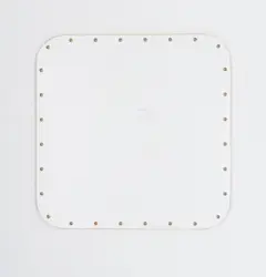 Dna čtvercová pro pletení košíků - 17x17cm