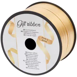Dárková stuha Zlatá