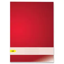 PAPÍRNY BRNO sešit bezdřevý 448 červený