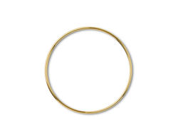 Kovový kruh na lapače snů 15cm zlatá