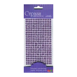 Samolepící třpytivé kamínky 5mm 375ks – violet