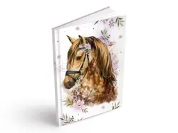 Záznamní kniha A5 100ls linka Kůň