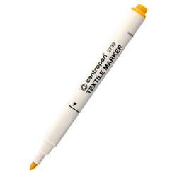 Popisovač na textil Centropen 2739 žlutý