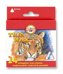 Trojhranné voskovky KOH-I-NOOR 6ks