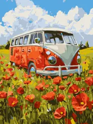 Malování podle čísel – plátno 30×40 cm KHO 6392 Cesta do červené