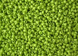 Rokajlové korálky - Round 11/0 : Opaque Sour Apple  TR-11-44