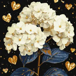 Malování podle čísel - Nádherné květiny  40х40cm