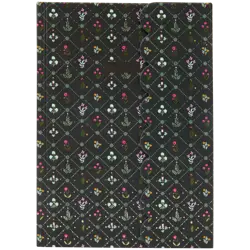 Plánovač Polní květy tmavý