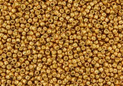 TOHO - Round 11/0 : Permafinish - Galvanized Old Gold  TR-11-PF591