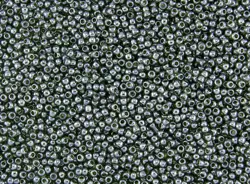  Rokajlové korálky TOHO - Round 11/0 : Transparent-Lustered Olivine  TR-11-119