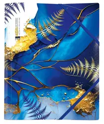 Obálka plastová s gumou A4 MARBLE