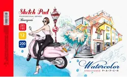 Sketchbook ROMANTIC vespa 28,5 × 19,5 cm