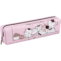 ETUE PETS – penál s kočičím motivem růžová