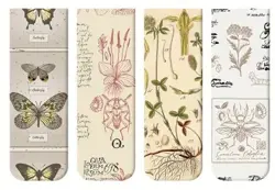 Magnetické záložky Vintage Retro Herbář