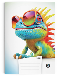 Sešit 544 A5 40ls linkovaný Chameleon