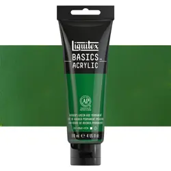 Akrylová barva Liquitex Basics 22 ml – 350 green deep permanent