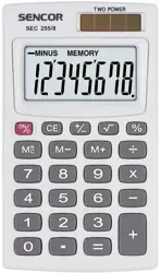 Kapesní kalkulačka SENCOR SEC 255/8