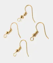 Náušnicový afroháček KC zlato – 2 páry