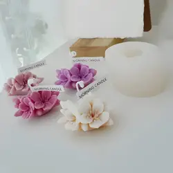 Silikonová forma květ sakury – pro výrobu svíček nebo mýdla