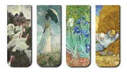 Magnetická záložka do knihy – sada 4 kusy (Van Gogh & Monet) №3