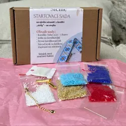 Startovací sada na výrobu náramků z korálků „Sicily“ – na strojku