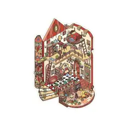 Kreativní antistresové vylepovačky – rumbox (1 scéna + 2 archy PET samolepek) princezna