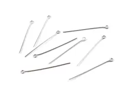 Ketlovací jehla stříbrná 50 mm – balení 10 ks