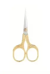 Vyšívací nůžky – Precizní ocelové nůžky pro hobby a ruční práce (12,7 cm) zlatá