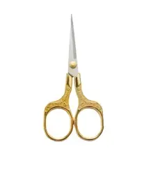 Vyšívací nůžky – Precizní ocelové nůžky pro hobby a ruční práce (12,7 cm) zlatá