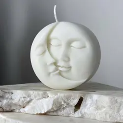 Forma Na Výrobu Svíček Se Sluncem A Měsícem 