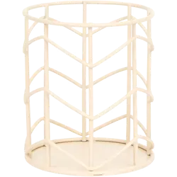 Kovový stojánek na tužky béžová