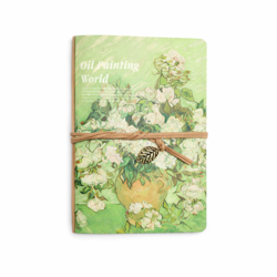 Skicák A5 „Oil Painting World“ – 80 stran Kvetoucí ticho