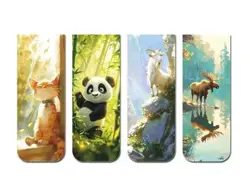 Magnetické záložky – Kouzelná zvířátka Tajemství kouzelného lesa 4ks