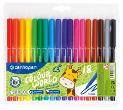 Popisovač Centropen 7550 Colour World 18ks