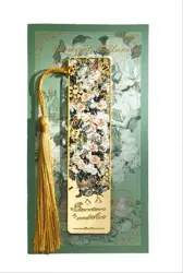 Kovová záložka – Růžová zahrada