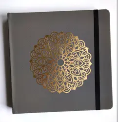 Skicář Zlatá mandala  20 × 20 cm | 50 listů