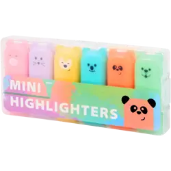 Mini zvýrazňovače 6 ks