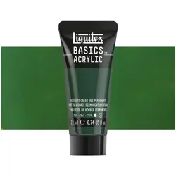 Akrylová barva Liquitex Basics 22 ml – 224 hookers green hue permanent 