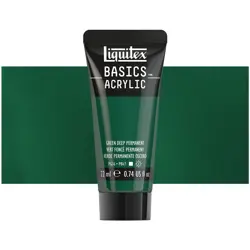 Akrylová barva Liquitex Basics 22 ml – 204 green deep permanent 