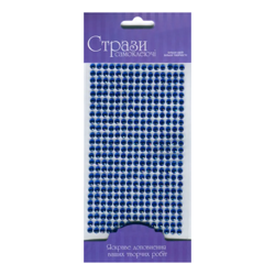 Samolepící třpytivé kamínky 5mm 375ks –  Light Blue