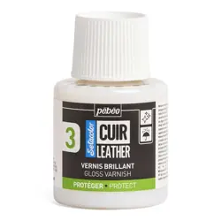Lesklý lak pro barvy na kůži Pébéo Leather 110ml