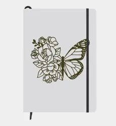 blok motyl  A5 bilý