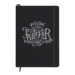 Poznámkový blok The Witcher A5 „toss a coin“ s gumičkou