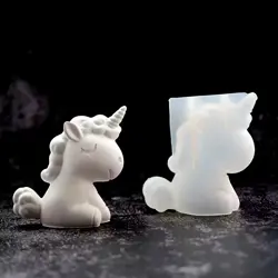 Forma na odlévání z pryskyřice nebo vosku 3D Jednorožec 