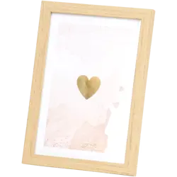 Fotorámeček 10 × 15 cm – Béžová, MDF se sklem